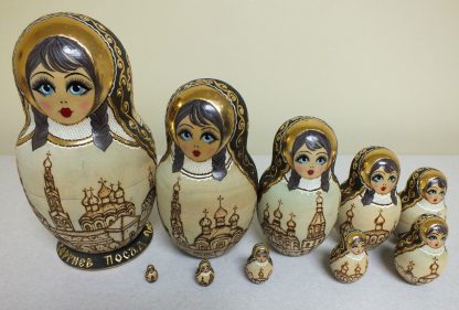 1 of a Kind Russian Nesting Dolls 50pcs