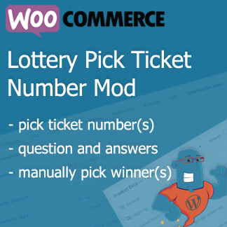 WooCommerce Lottery Pick Ticket Number Mod