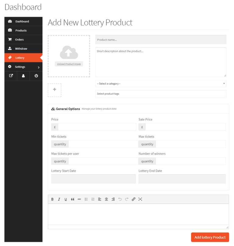 Dokan - WooCommerce Lottery Integration • WPGenie's WooCommerce Plugins