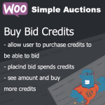 WooCommere Simple Auction Buy Bid Credits