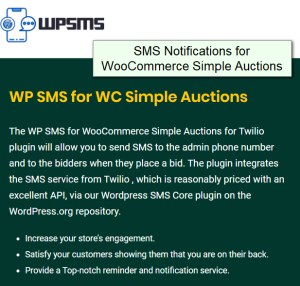 wsa sms notifications