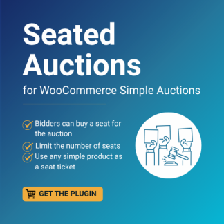 WooCommere Simple Auction Seated Auctions