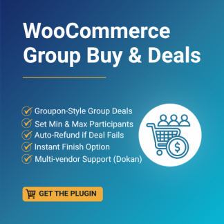 WooCommerce Group Buy and Deals 1 year / domain