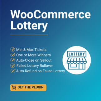 WooCommere Lottery 1 year / domain
