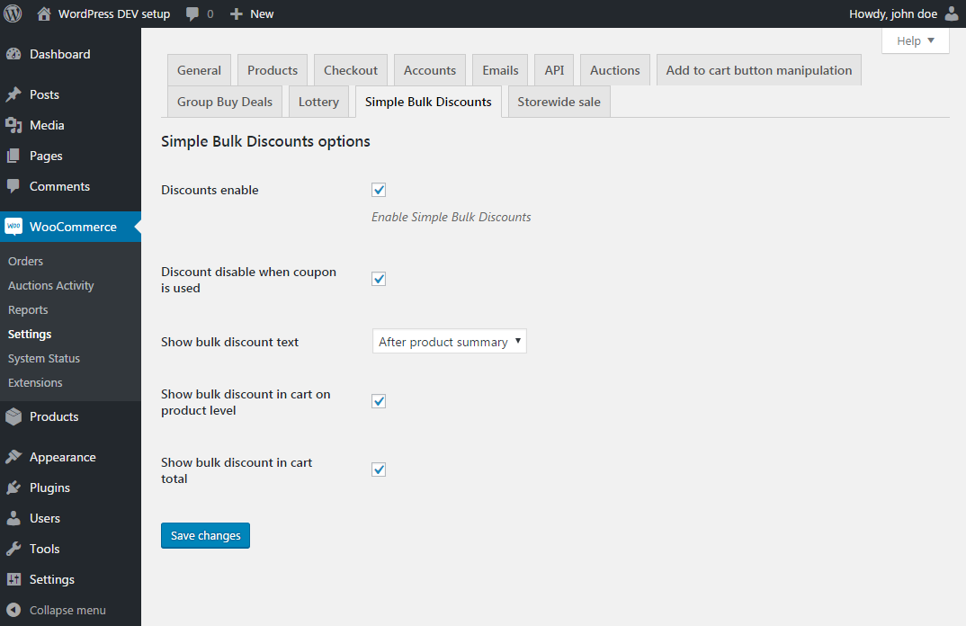 WooCommerce Simple Bulk Discounts 1 year / domain - Image 3