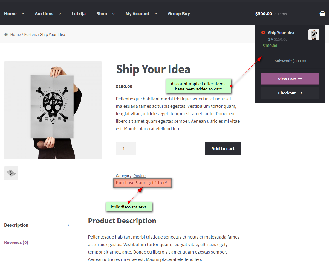 WooCommerce Simple Bulk Discounts 1 year / domain - Image 4