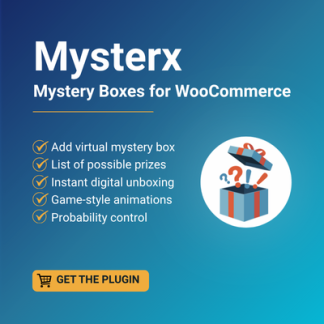 Mysterx - Mystery Boxes for WooCommerce 1 year / domain