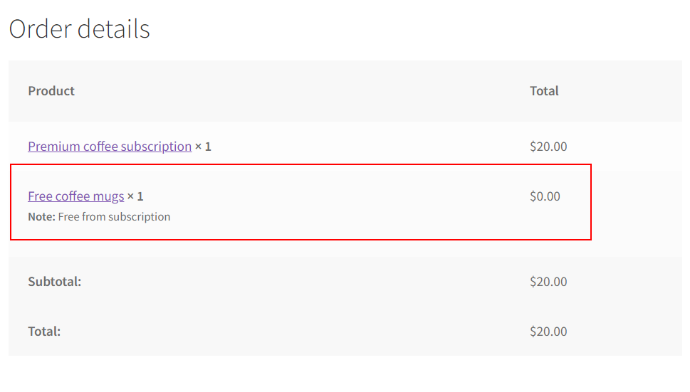 Subscription Gifts for WooCommerce - Image 4