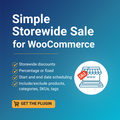 Simple Storewide Sale for WooCommerce